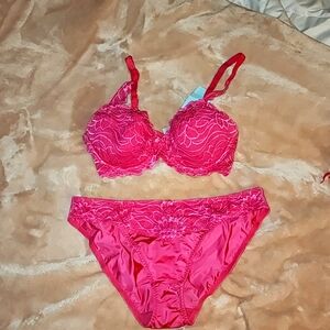 Dorina Pink Lingerie Set